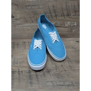 Vans Authentic Skate Sneakers Men's Size 11.5 Bright Blue Canvas Casual Shoes